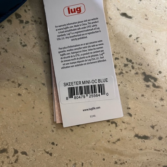 Lug Blue Quilted Crossbody Bag - Picture 3 of 6